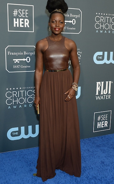 Critics' Choice Awards 2020 Red Carpet Fashion Lupita Nyongo, 2020 Critics Choice Awards, Red Carpet Fashion